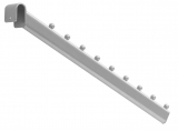 Schrägabhänger für Flachovalrohr 30x15 mm 400 mm lang